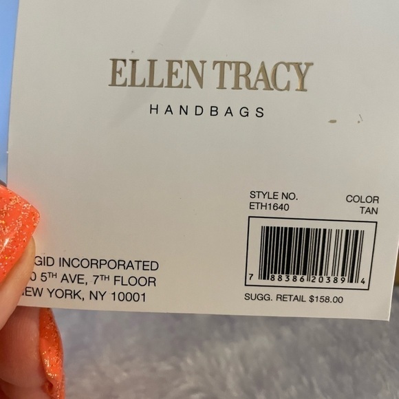 Nwt Ellen Tracy purse 👜 color tan - Picture 2 of 11